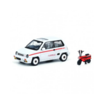 Honda City Turbo II White (Mod Version) w/Motocompo