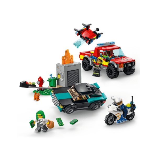 LEGO City Fire Rescue and Police Chase