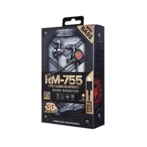 Remax Type-C Earphones with Mic RM755