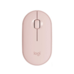 Logitech Pebble Wireless Mouse with Bluetooth/USB (Rose)