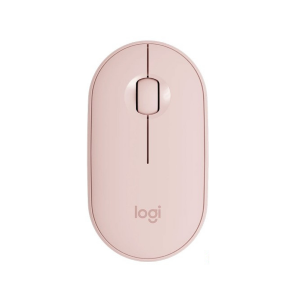 Logitech Pebble Wireless Mouse with Bluetooth/USB (Rose)