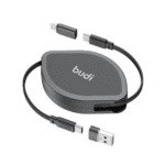 Budi 4-in-1 Phone Charging Cable 65W and 20W Fast Charging