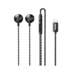 Remax RM-711i Wired Lightning Earphone (Black)