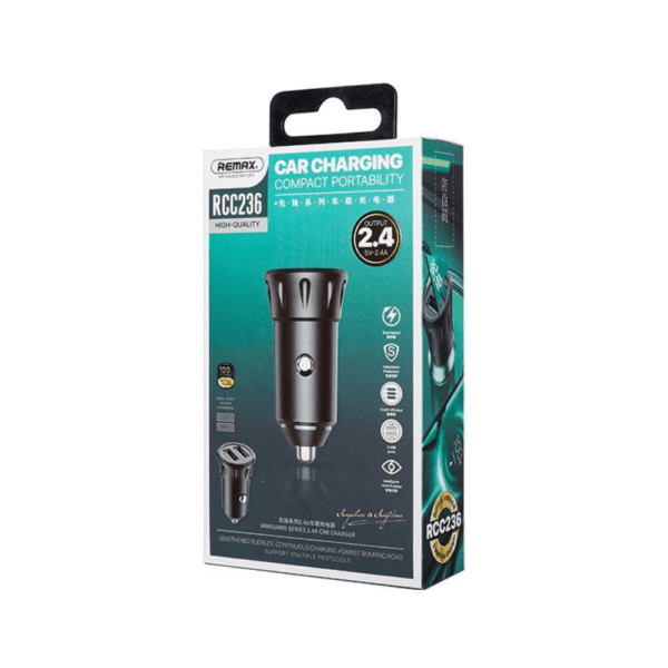 Remax RCC236 2 USB 2.4A Multiple Port Car Charger