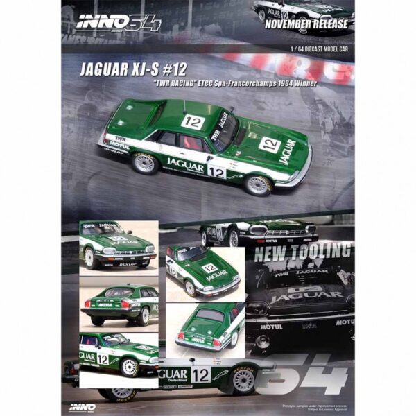 Jaguar XJ-S #12 `TWR Racing` 1984 Winner IN64-XJS-TWR12 Jaguar XJ-S #12 `TWR Racing` 1984 Winner IN64-XJS-TWR12