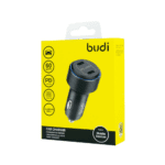 Budi 60W Car Charge CC632RB-1