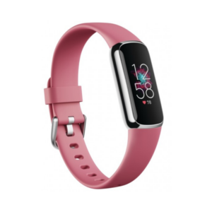 Fitbit Luxe Fitness + Wellness Tracker (Orchid/ Platinum Stainless Steel)