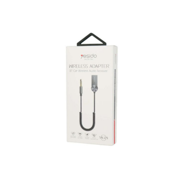 Yesido YAU24 3.5mm AUX Car Bluetooth Audio Receiver Adapter