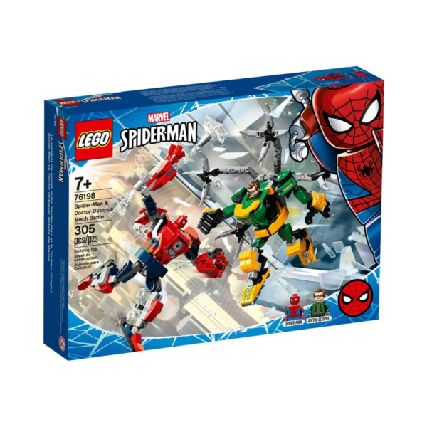 Lego Marvel Spider-Man and Doctor Octopus Mech Battle 76198