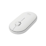 Logitech Pebble Wireless Mouse with BluetoothUSB (White) -1