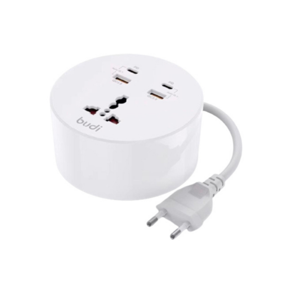 Budi 18W 2 USB and 2 PD Power Socket AC308RUW