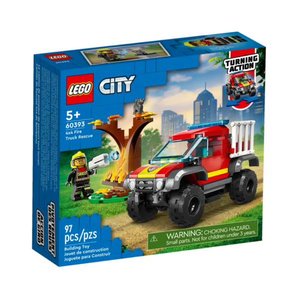 Lego City 4x4 Fire Truck Rescue 60393