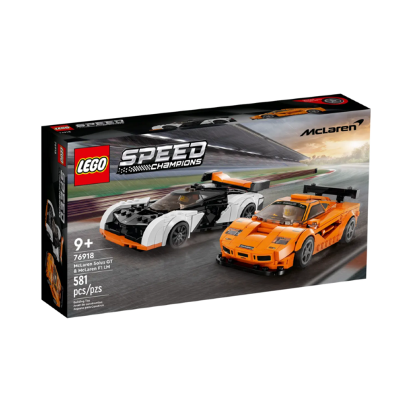 Lego Speed Champions McLaren Solus GT and McLaren F1 LM 76918