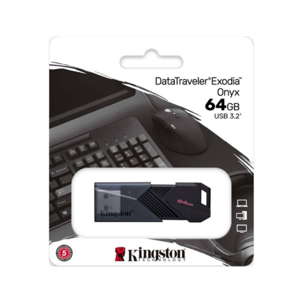 Kingston DataTraveler Exodia Onyx 64GB USB 3.2