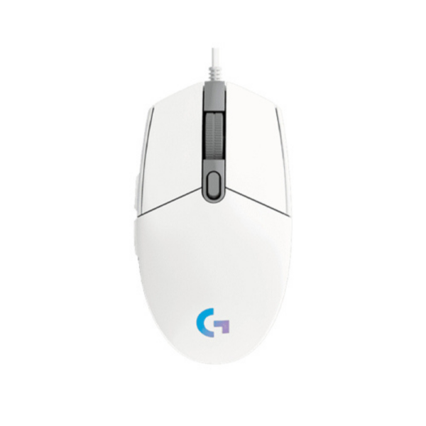 Logitech G102 LIGHTSYNC RGB 6 Button Gaming Mouse (White)