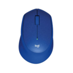 Logitech M331 Silent Plus Wireless Mouse (Blue)