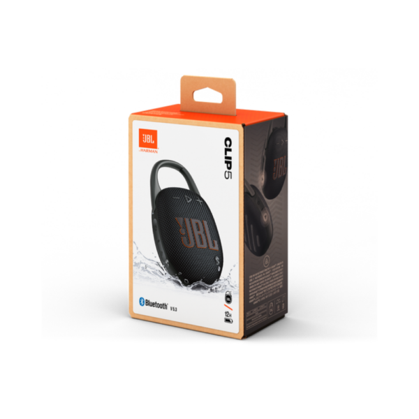 JBL Clip 5 Ultra-portable Waterproof Speaker (Black)